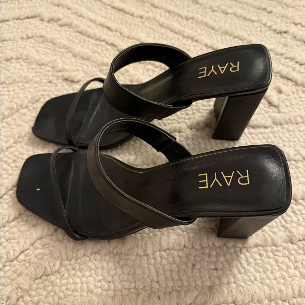 Raye Black Women's Heels Size 10 - Picture 2 of 5